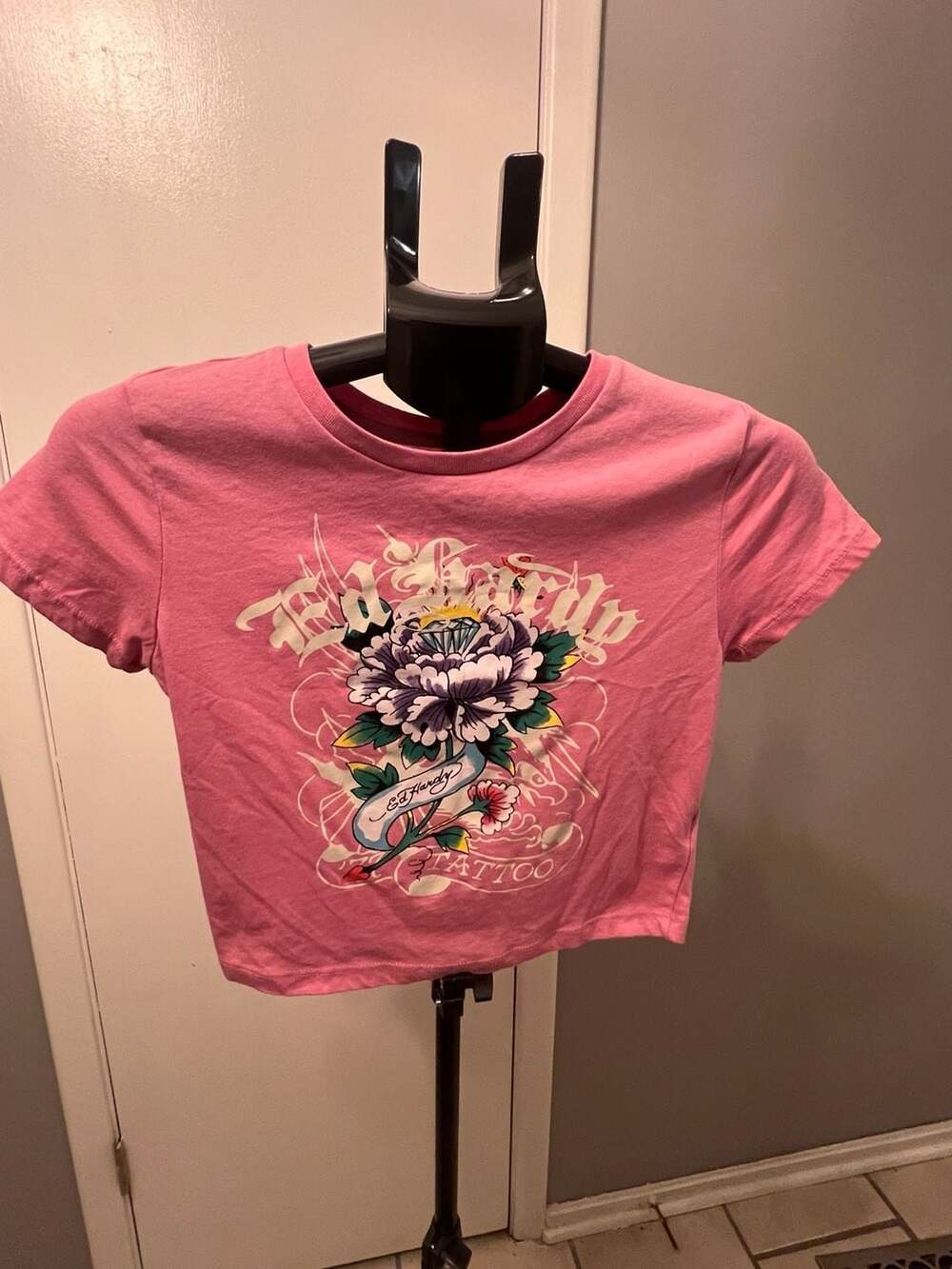 Flower Diamond Baby Tee,